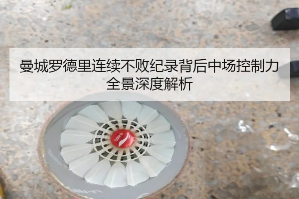 曼城罗德里连续不败纪录背后中场控制力全景深度解析
